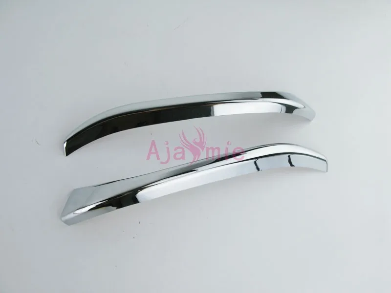 Door mirror trim Аксессуары для Toyota Fortuner SW4 дверное зеркало, накладка, хромированная отделка, автомобильный Стайлинг - Цвет: Door mirror trim