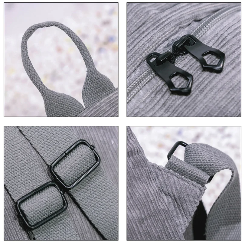 Милый вельветовый рюкзак карамельного цвета женская небольшая дорожная сумка