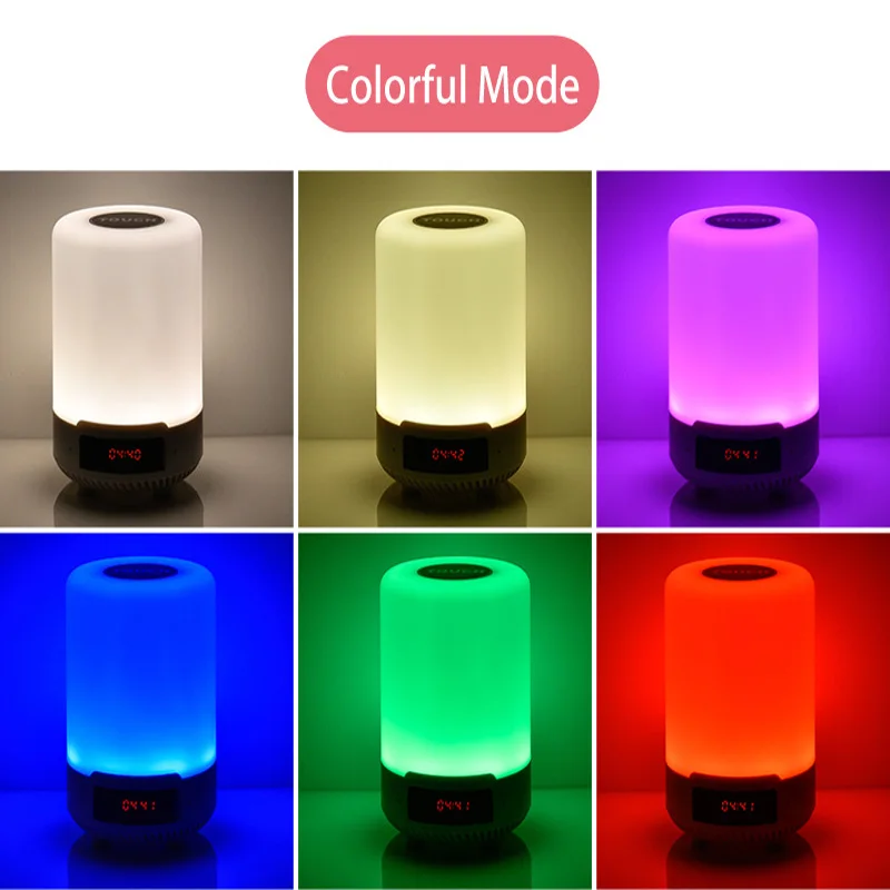 Цветной Ночной светильник светодиодный RGB с сенсорным управлением беспроводной