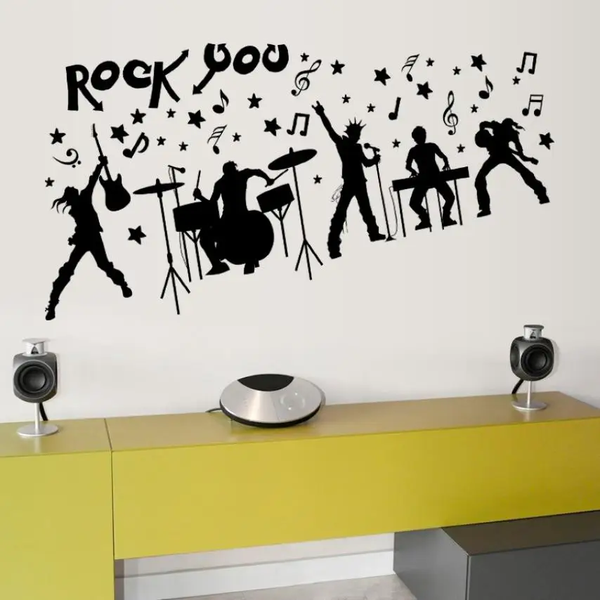 Home Decor Wall Стикеры s Романтика украшения плакат стены DIY дома Deco mirror AU13|Наклейки на