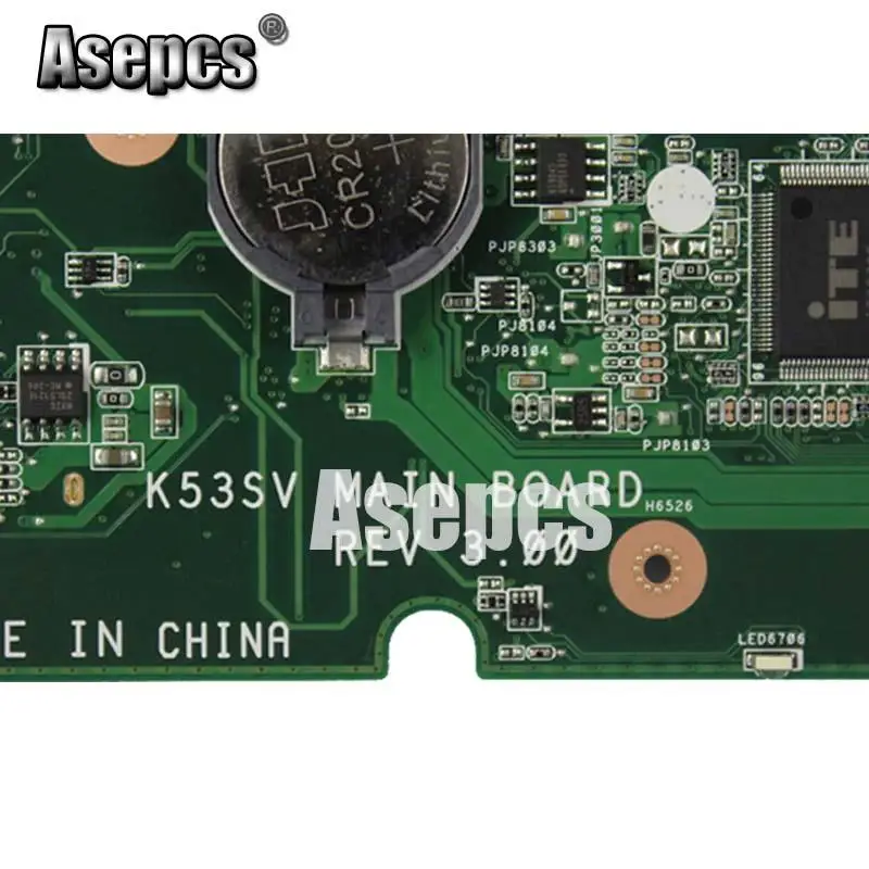Asepcs K53SV материнская плата для ноутбука For Asus K53SM K53SC K53S K53SJ P53SJ A53SJ тест оригинальная