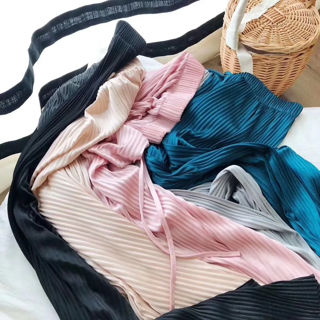 Женские широкие брюки ZOGAA свободные с высокой талией в Корейском стиле лето 2019 |