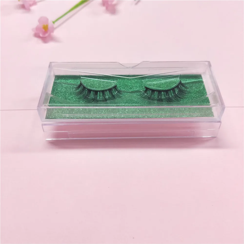 10 пар ручной работы реального норки ресницы 3D полосы толстый Поддельные