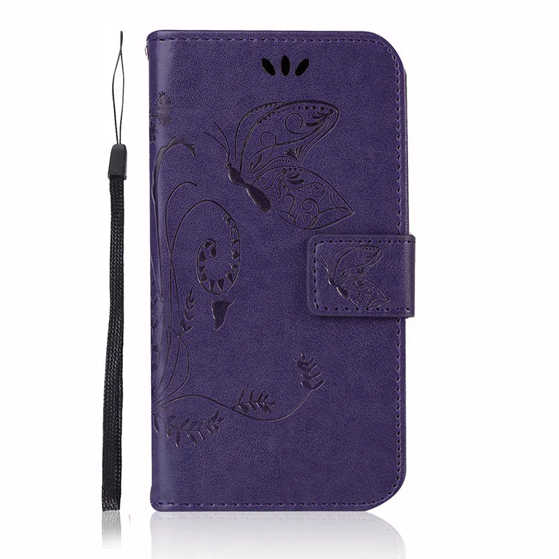 Purple Чехол с тиснением бабочки для samsung Note 9 чехол для телефона для samsung Galaxy S9 Plus S9+ S8 Plus S7 S7 Edge G9650 G9600 Capa C02 - Цвет: Purple
