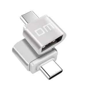 Переходник USB Type-C, серебристый, с интерфейсом Type-C