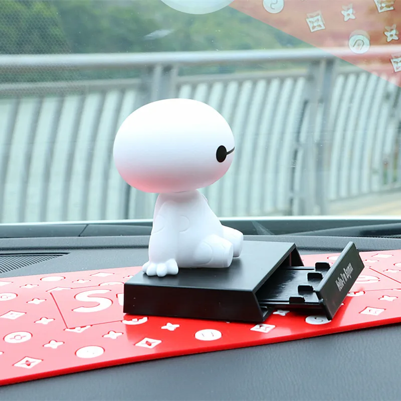 Tancredy новый мультфильм пластик робот Baymax неваляшка рисунок автомобиля украшения
