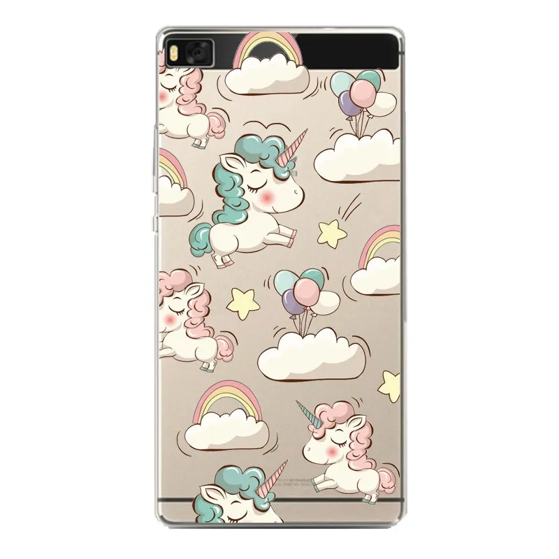 Мягкий прозрачный ТПУ чехол для телефона huawei P10plus P8 P9lite honor 3c 4c 6a 7 8 9 5c Coque Flora с