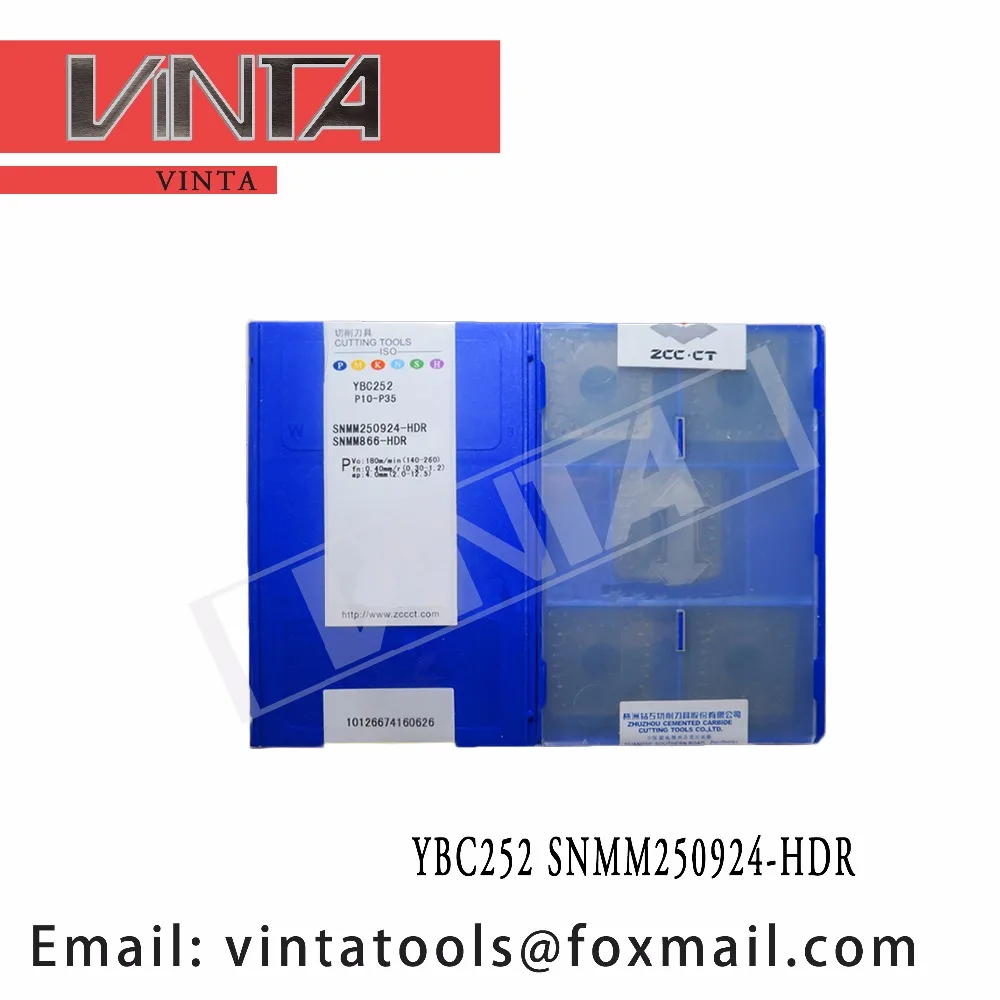 

High quality 10pcs/lots YBC252 SNMM250924-HDR cnc caibide turning inserts
