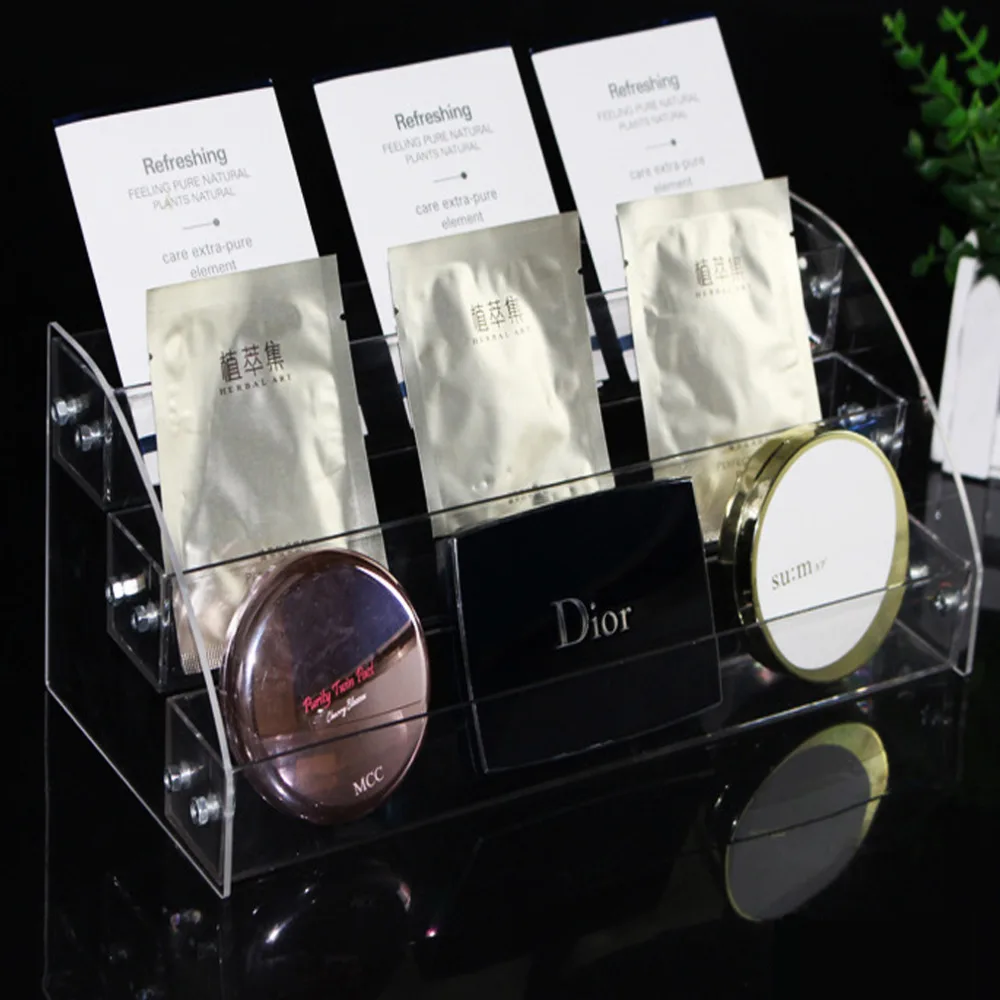 Последняя версия съемный 3-уровневый органайзер для губной помады подставка