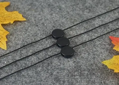 Black 1000 шт., 18 цветов, бирка, веревка, защелкивающийся замок, круглый конец, бирка, строчка, застежка, маленькие ювелирные изделия, маркировочные принадлежности - Цвет: Black