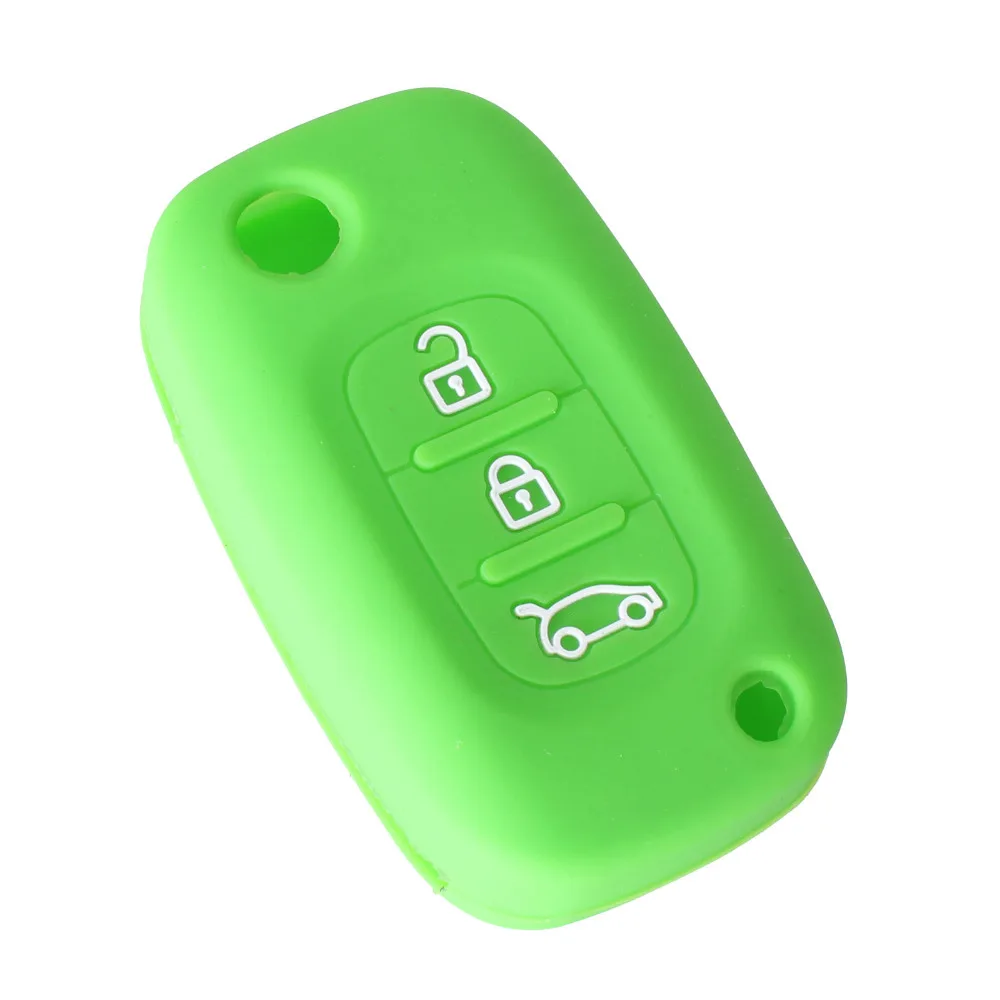 KEYYOU 3 кнопки силиконовый для ключа автомобиля чехол LADA Priora Sedan sport Kalina Granta Vesta X-Ray XRay