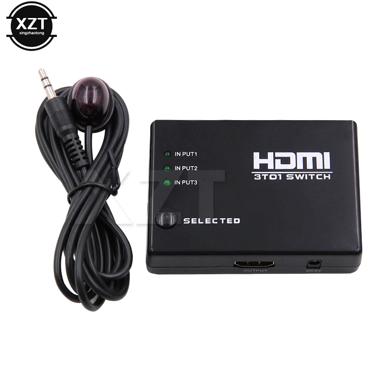 3 порта 1080P видео HDMI-совместимый переключатель разветвитель порты Sup 3D для HDTV PS3
