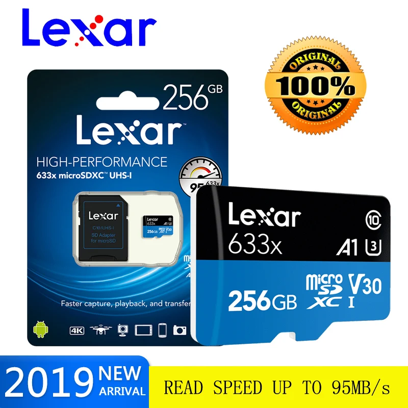 Lexar 512 Гб картой micro sd объемом 16 оперативной памяти 32 встроенной 64 ГБ 128 256 SDXC/SDHC флэш