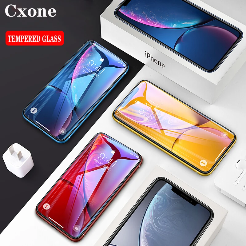 Cxone 15D изогнутое Полное покрытие экрана Защитное стекло для iPhone 7 8 6s Plus X