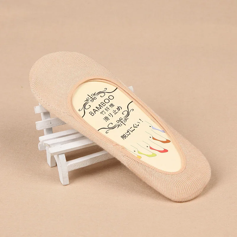 Женские носки дышащие одноцветные невидимые не скользящие яркие цвета летние|sock