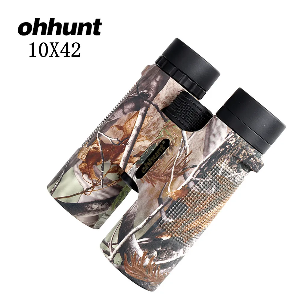 Ohhunt 10x42 камуфляж бинокль высокой мощности телескоп BAK4 Призма Оптика