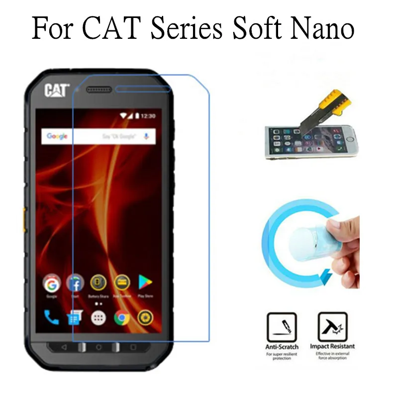 Мягкая Взрывозащищенная нано защитная пленка из фольги для Cat S61 S41 S31 B30 защита