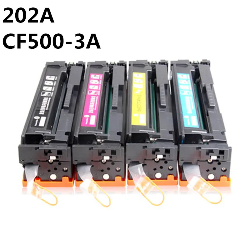 Картридж с тонером 202A CF500A CF501A CF502A CF503A для Color LaserJet Pro M254dw M254nw MFP M280nw M281fdn