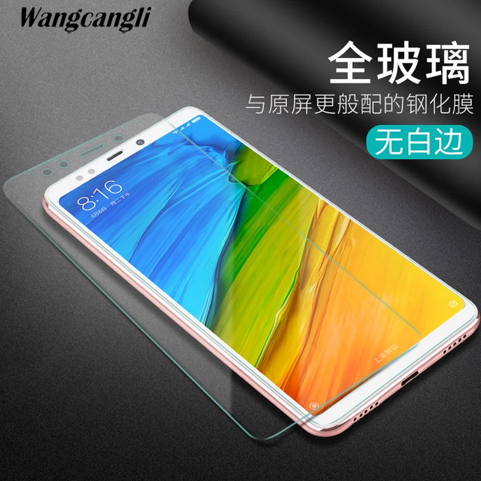 Wangcangli для Xiaomi Redmi 5 плюс стекло 2.5d протектор экрана устойчивый к царапинам
