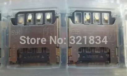 10 шт./лот держатель для Sim карты Разъем samsung Galaxy s4 mini i9195 i9190 i9198 s7568i S5310 S5312|connector