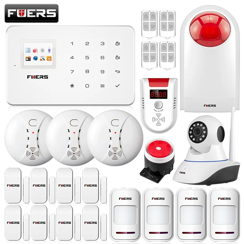 Fuers G18 GSM 99 беспроводная зона TFT цветной дисплей сирена система охранной