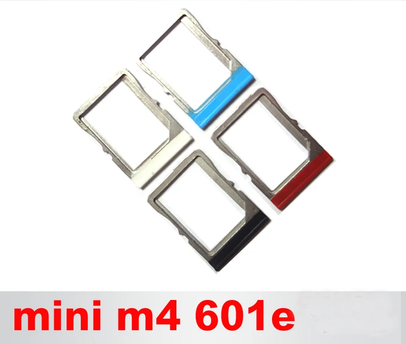 Black/White/Red/Blue 100% New Housing For HTC One Mini M4 SIM Card Tray Holder Replacement, Free Shipping