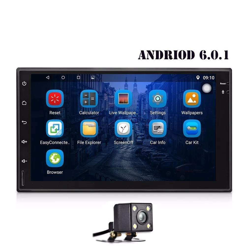 Zeepin 7023 Android 6.0 2 DIN Автомобильный мультимедийный MP5 плеер Универсальный 7 дюймов GPS Wi
