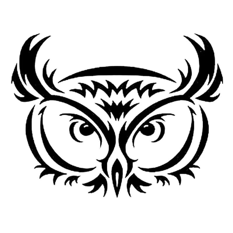 

16X12.4CM TRIBAL OWL Personality Vinyl Decals Car Stickers Motorcycle Car-styling S6-2019
