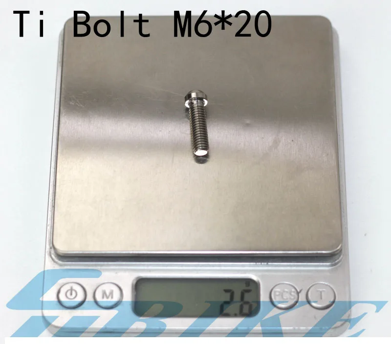 TI Болт BMX велосипед титановый винт TC4 Ti M6 * 25 20 15 10 mialo V тормозная колесная