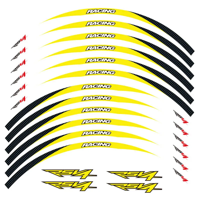 Набор внешних наклеек для обода мотоцикла Schutz rad Aufkleber Aprilia RSV4 R FW/R ABS FACTORY ABS/RR