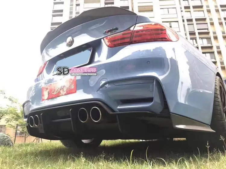 Подходит для BMW M3 M4 F82 f83 углеродного волокна задний спойлер заднее крыло|rear wing|carbon
