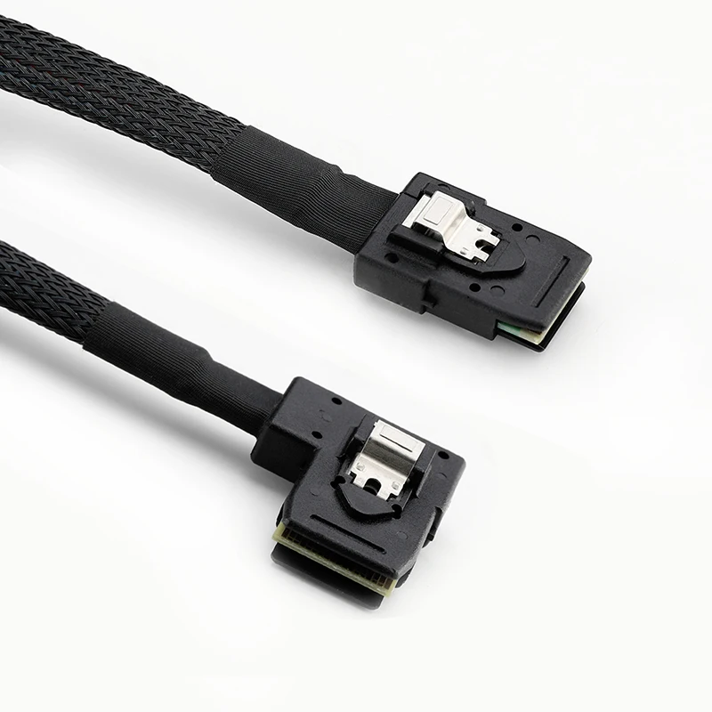 CableDeconn 0 7 м внутренний мини sas 36 контактный 8087 на левый и правый изгиб 90 градусов SFF