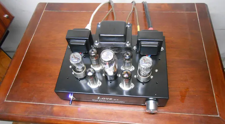 6p1 Одиночная Aarallel трубка, усилитель мощности 5Z4P+ 6N8C+ 6P1 HIFI ламповый усилитель 6,8 Вт X 2 класса A AMP