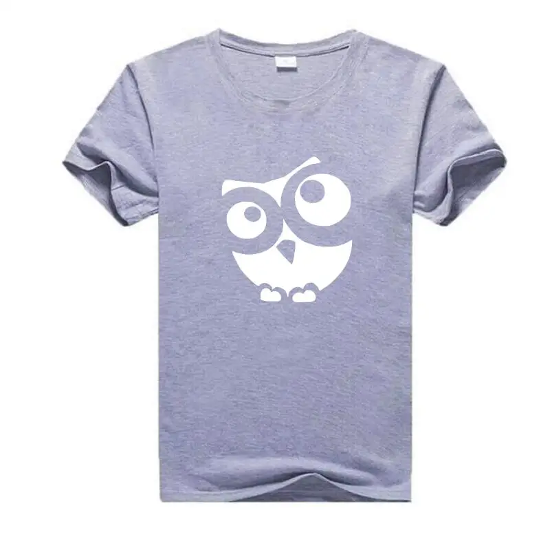 Футболка женская с графическим принтом совы Новинка лета 2019 футболка коротким