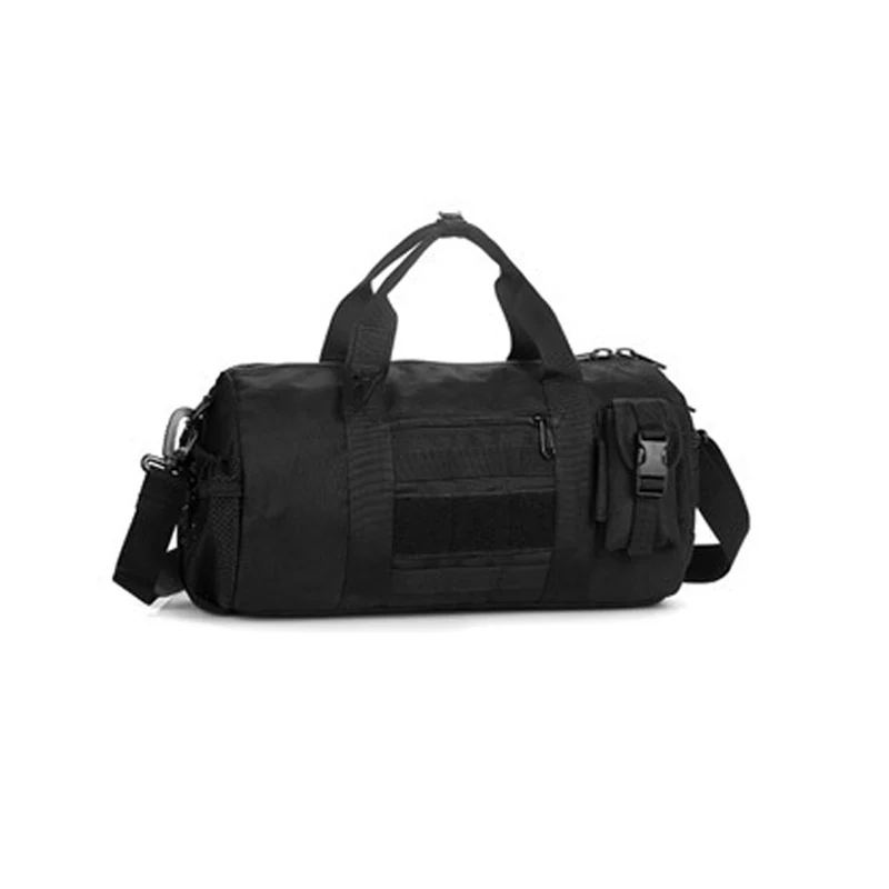 

2018 Fashion Male Bag Large Capacity Shoulder Bag Waterproof Cylinder Bags Zipper Handbag Army Crossbody Bags for Women Sac