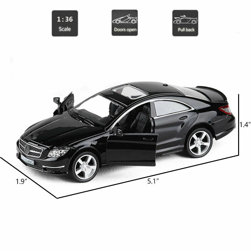 HOMMAT моделирование 1:36 Масштаб CLS 63 AMG Модель автомобилей сплав 1/36 литье под