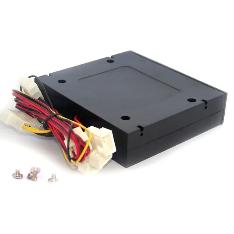 3 5 дюйма PC HDD 4 канала скорость вентилятора компьютера контроллер с светодиодный