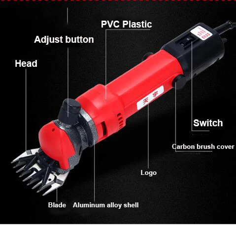 EU plug 220V 700 W/550 W электрическая для стрижки овец Ножницы стригальная машинка Коза машинка для стрижки 13 зубьев
