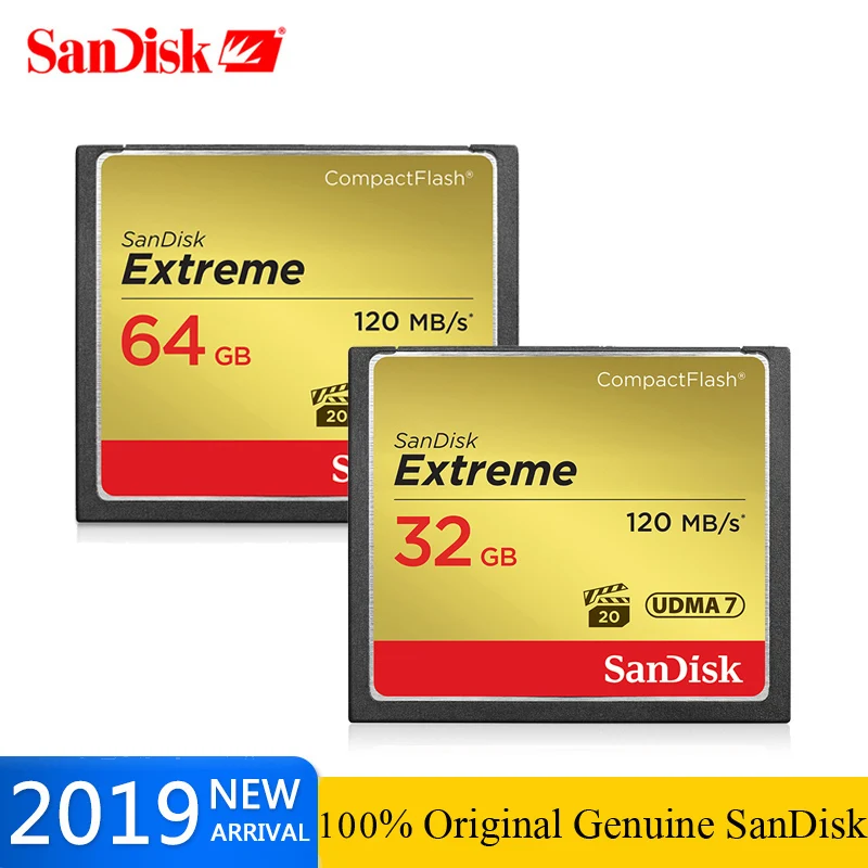 Sandisk экстремально Высокое качество профессиональная карта памяти 32 Гб 64 г 128 CF