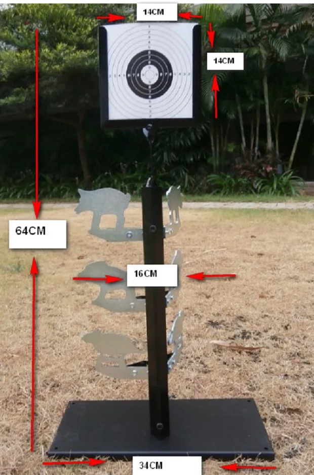 Дуэльное дерево стоящая мишень 20 шт. Бумажная Мишень/воздушная пушка для