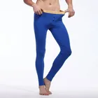 Мужские длинные штаны тонкие эластичные леггинсы из дышащего хлопка