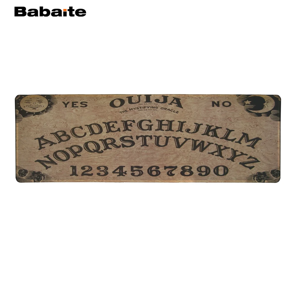 Коврик для мыши Babaite Ouija большой коврик Нескользящий Резиновый Настольный мышки