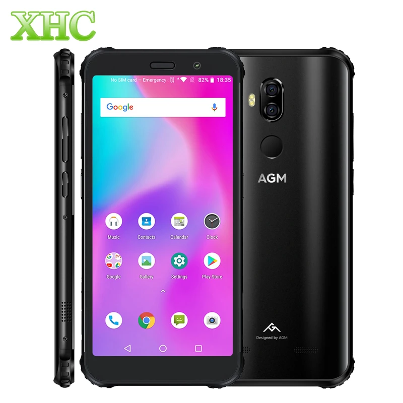 AGM X3 IP68 прочный смартфон 6 ГБ+ 64 ГБ отпечаток лица ID 5,99 ''Восьмиядерный OTG NFC Беспроводная зарядка две sim-карты 4G мобильные телефоны