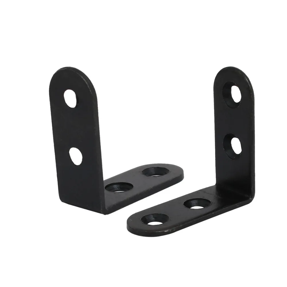 

UXCELL 42mmx42mmx17mm L Shape Angle Bracket Corner Brace Joint Fastener Black 4pcs