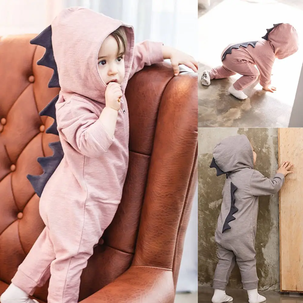 Комбинезон Emmababy детский цельный с динозавром комбинезон для младенцев мальчиков