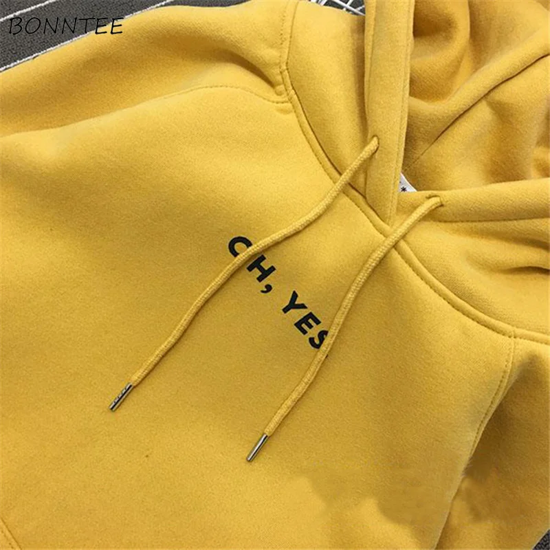Hoodies Women Trendy Plus Velvet Warm Casual All-match Daily Kawaii Korean Long Sleeve Pocket Womens Sweatshirt Loose Student | Женская