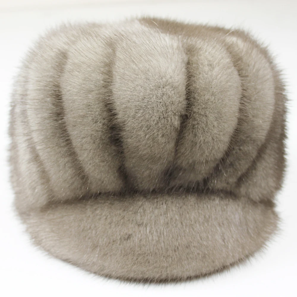 2018 осень-зима женские Новое поступление импортные норки меховая шапка качество