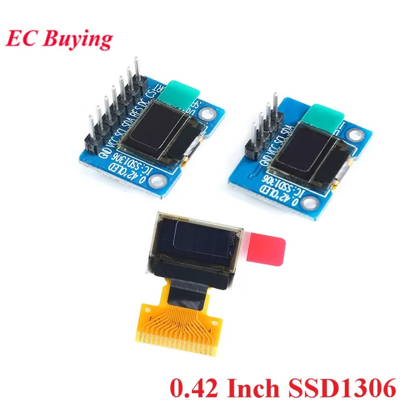 OLED Дисплей модуль Экран I2C IIC Серийный модуль для Arduino 0,49/0,66/0,86/0,91 дюймов AVR STM32