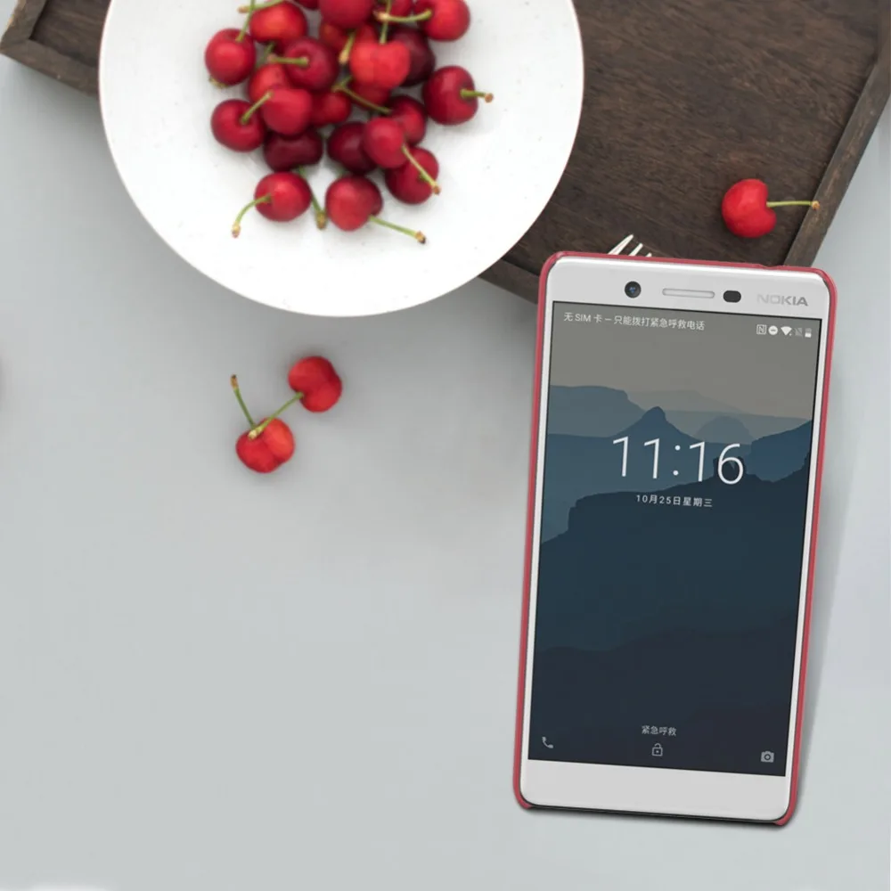Для Nokia 5 Nokia 6 Nokia 7 чехол Nillkin Супер Матовый Жесткий Пластиковый ПК задняя крышка с защитой экрана для Nokia 8 чехол