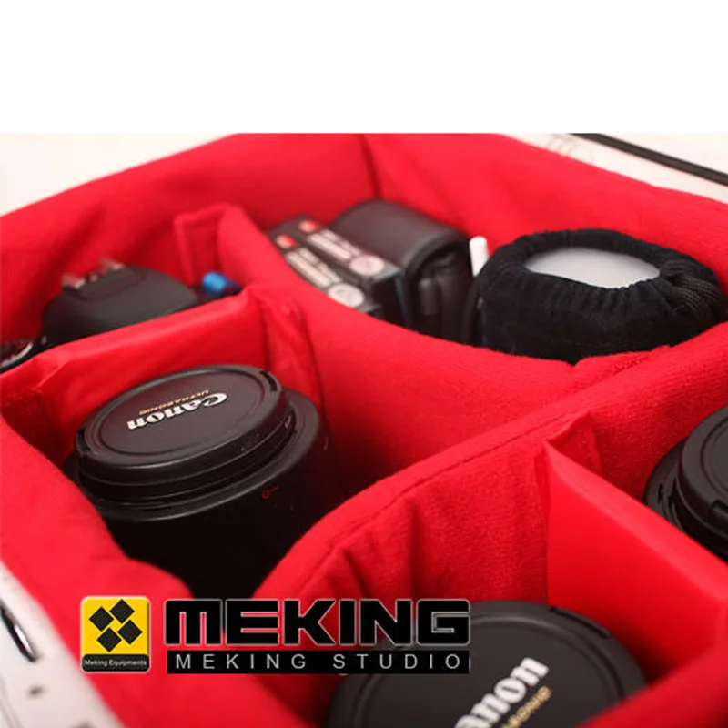 Meking Гибкая камера вставка перегородка Мягкий защитный чехол Сумка для DSLR